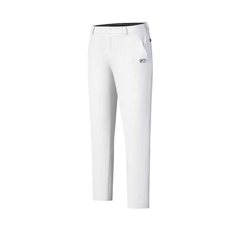 FILA Golf Series Casual Sports Comfortable Versatile Simple Slim Fit Woven Long Pants Men bottoms A11M515807FWT