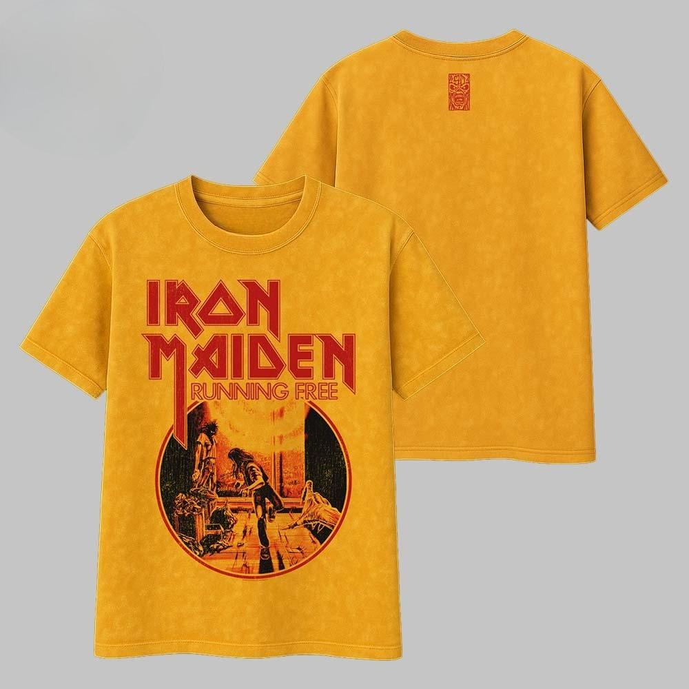 Ir Maiden Run for Your Lives World Tour 2026 Prague Venue Tee In Czechia At Letnany Airport On May 31 2026 Eddie Vs Devil