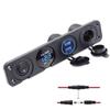 4 In 1 Car Charging Inline Four Hole Car Charging Pressure Mother Seat Switch