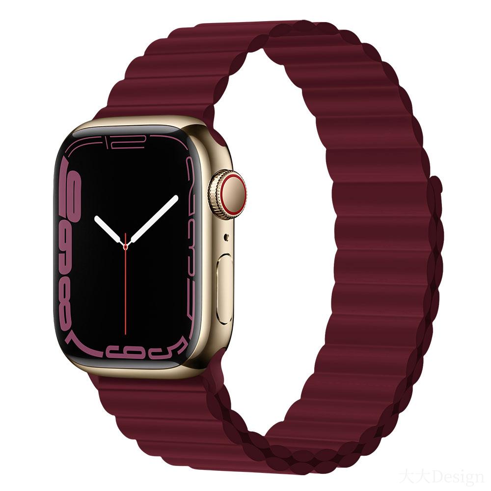 

strap For Apple watch band 45mm 44mm 40mm 41mm Ultra 49mm 38 42mm Magnetic Silicone Bracelet correa iWatch series 9 7 6 SE 5 3 8 38mm 40mm 41mm