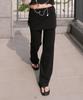 DEARSTALKER D. Basic Ribbed Shirring Skirtpants - 2 Color