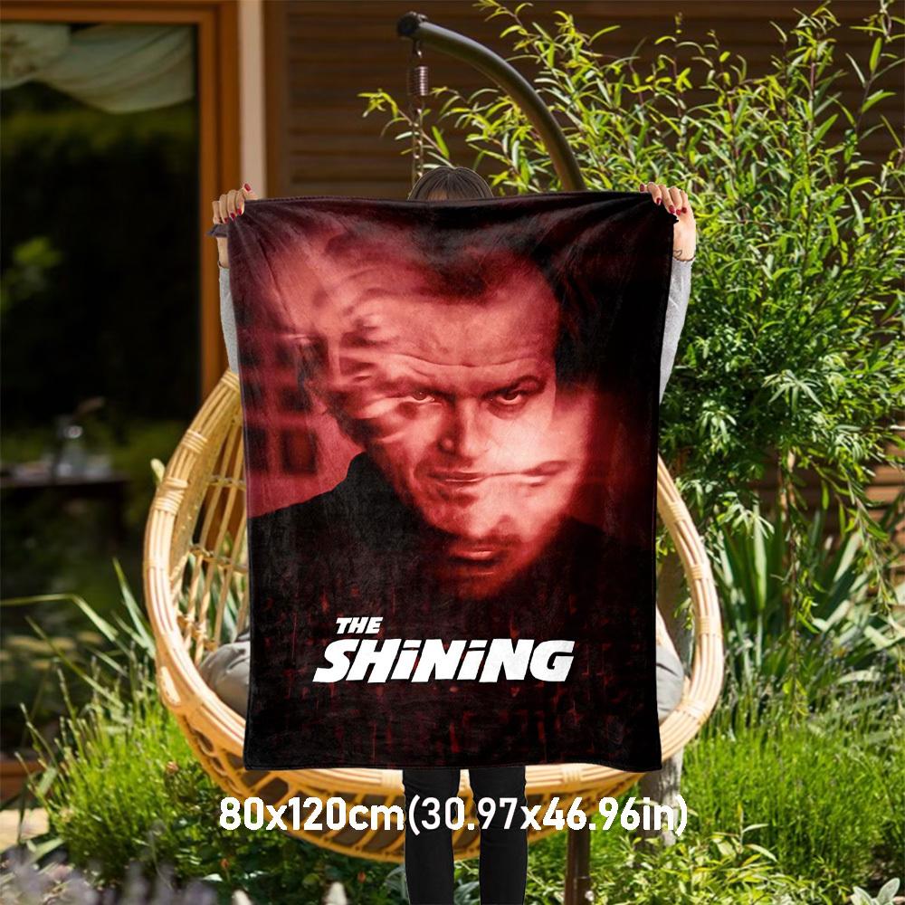 

1 шт. THE SHiNiNG Фланелевое одеяло для улицы, мягкий плюш, декор для пикников, кемпинга, спальни, игровой комнаты, офиса1158A 80x120cm(31x47inch)