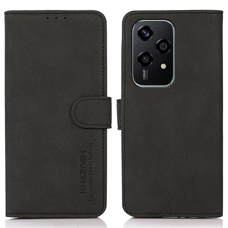 

Чехол для телефона KHAZNEH For Honor 200 Lite с магнитным покрытием, текстура из искусственной кожи, чехол для мобильного телефона