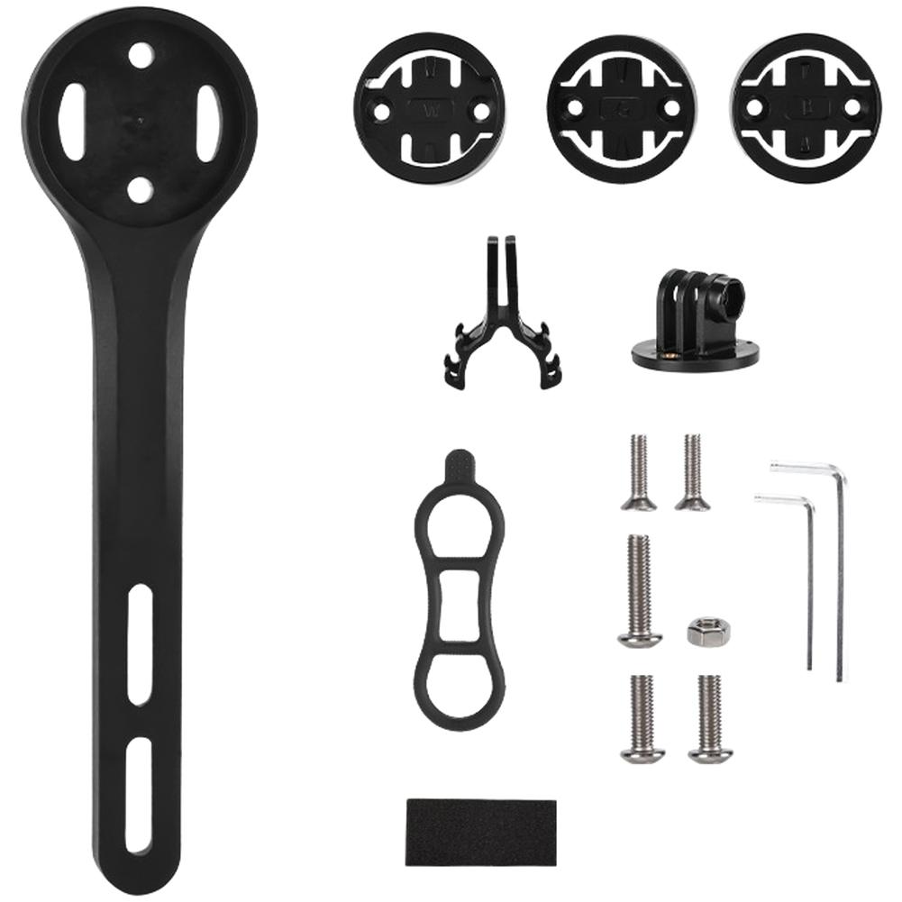 Bike Computer Mount for Road Bikes with Light Holder and Adapter Bases