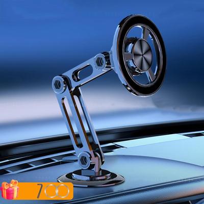 Magnetinis automobilio telefono laikiklis 720° pasukamas sulankstomas telefono stovas GPS navigacijos laikiklio laikiklis visiems telefonams