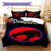H260212ThunderCats Pattern Bedding,Quilt Set Quilt Cover Pillowcase Home Birthday Gift (1 * duvet cover + 2 * pillowcase, without core)