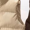 Gilet da donna autunno e inverno colletto spesso caldo sezione corta senza maniche in cotone canottiera giacca