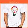 T-Shirt mit Eulen- und Totenkopfmuster für Herren, lässig, Kurzarm, bedruckt, für junge Leute