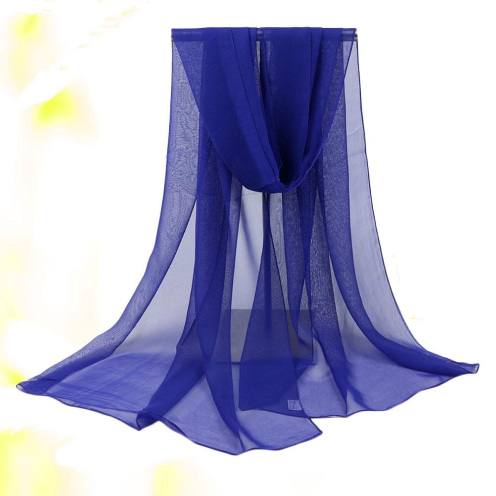 

Шелковый платок для волос однотонный танцевальные платки двойной черный солнцезащитный мисс темно-синий