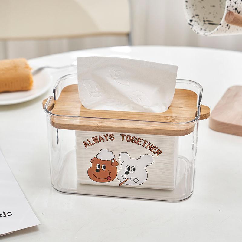 

Creative Simple Transparent Paper Towel Box Living Room Drawer Paper Home Decoration Suitable For Living Room Room Locker Etc