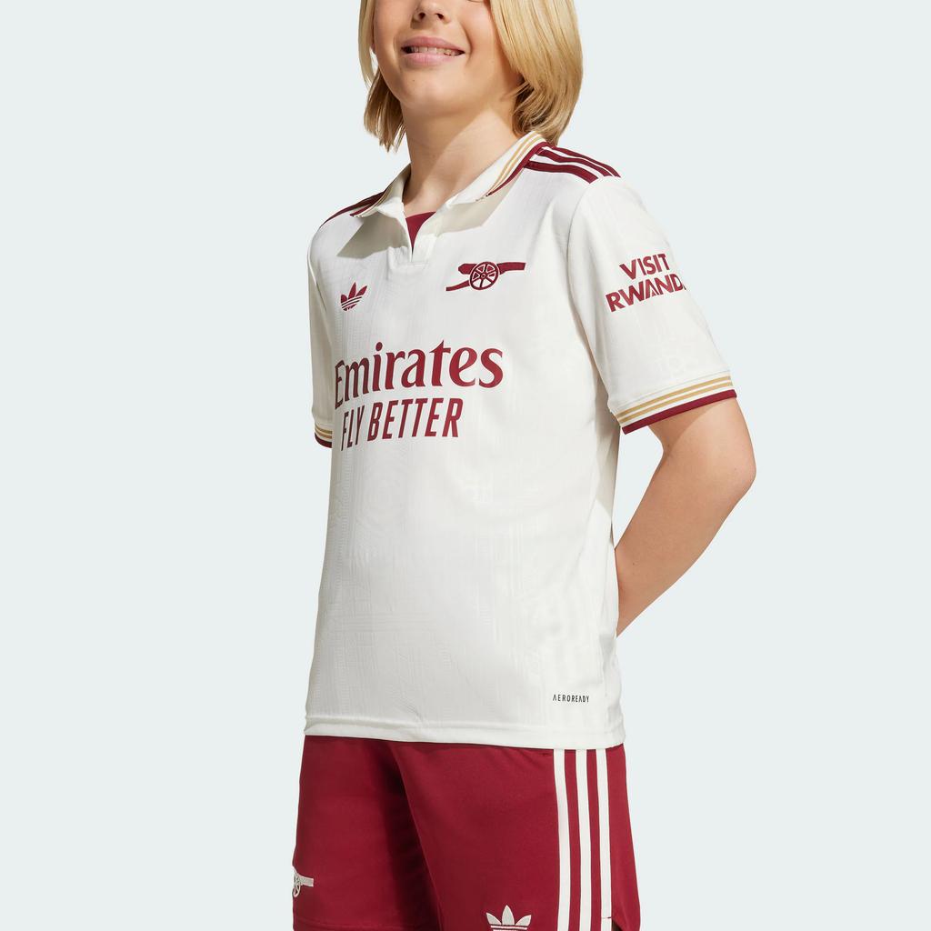 Adidas Originals Kids Quick-Dry T-Shirt SS25 Arsenal 25/26 Third Jersey Kids Tops JI9546