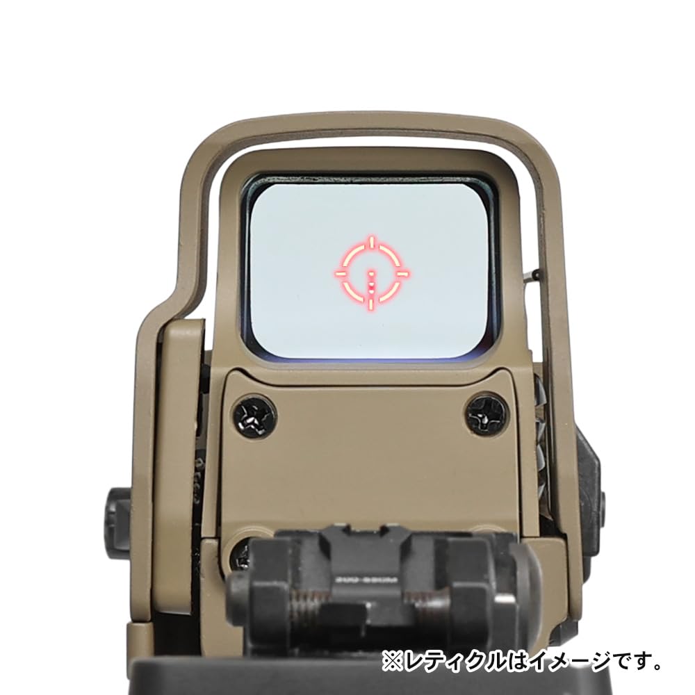 Ryohin Buhin Iotec Type 558 EXPS DE Dot Sight Replica with Ruby Coated Circular Reticle and Anti-Reflection Lens, EXPS3-0 EXPS3 Holographic Sight