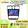 Toyousonic Car Video Player for Subaru Forester 2015-2018 GPS Navigation Built-in Dsp Carplay Autoradio Android Head Unit