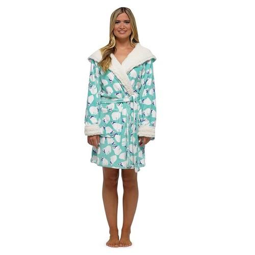 Keanu Womens/Ladies Polar Bear Fleece Dressing Gown