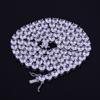 Tennis Chain Men Necklace Real Gold Plated Hip Hop Rock Street Jewelry Iced Out Charms