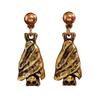 Gothic Style Halloween Upside-Down Bat Earring Stud Zinc Zinc Alloy Inverted Bat Earring Stud  Women