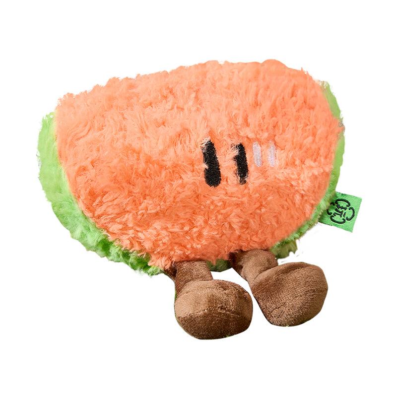 New cat toy watermelon fruit series self-hi to relieve boredom sound toy sound paper cat toy dog toy grinding teeth