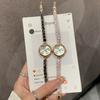 Rhinestone Bracelet Watch Round Women'S Chain List Versatile Small Fresh Women'S Watch Fashion Trend Gold Watch Medieval