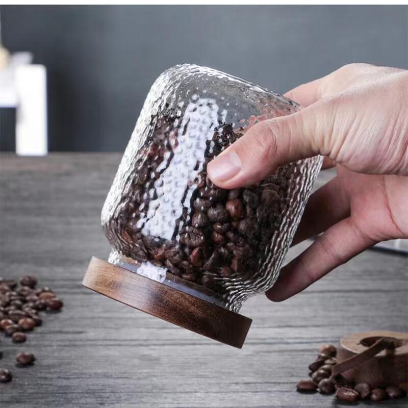 Shangqi Glass Storage Jar with Acacia Wood Lid