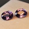 Natural Color Change Alexandrite Loose Gemstone 16 Ct Oval Shape Pair for Jewelry Making and Crafts