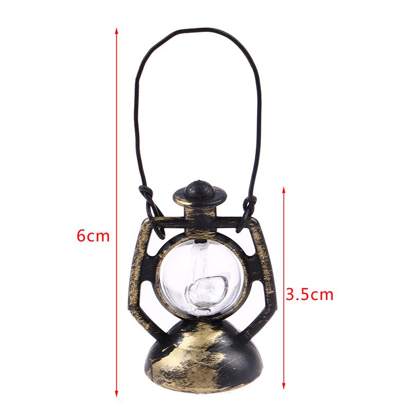 1PC/5PCS Dollhouse Miniature Christmas Park Street Lamp Doll Streetlight Decor Mini Garden Landscape Village Decoration DIY Toys
