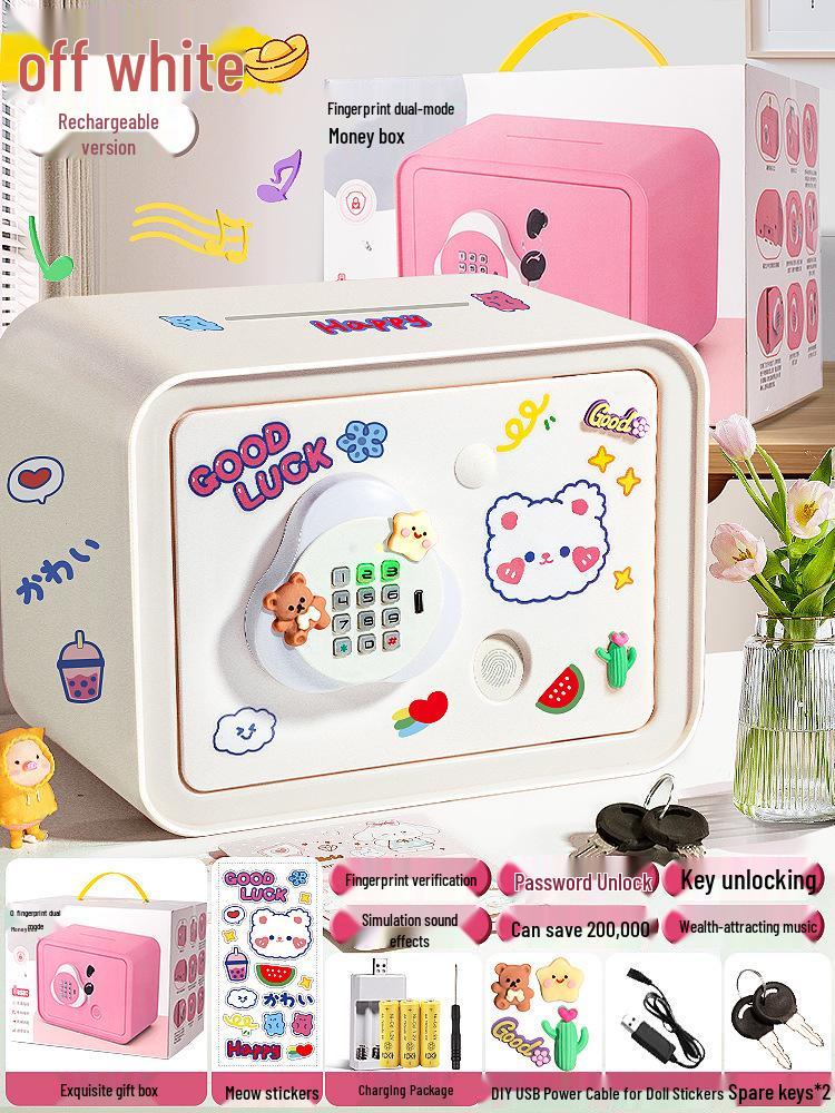 Smart Fingerprint Piggy Bank: Unlock with a Touch - Perfect Birthday Gift for Kids