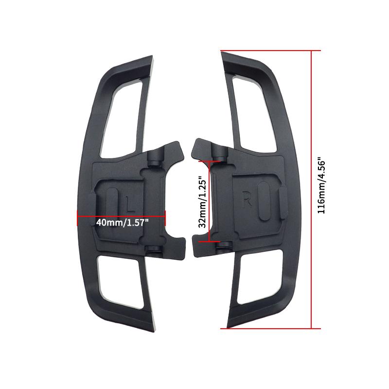 Car Steering Wheel Paddle Extender Shifter Aluminum Alloy Shift Paddle Extender Accessories For Volkswagen Golf 7 GTI R GTD GTE MK7 2014-2018