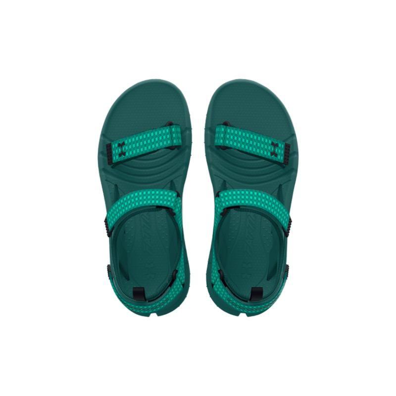 Under Armour Fat Tire Sandal Coastal Teal Black Unisex Sneakers Fog 3026937-300