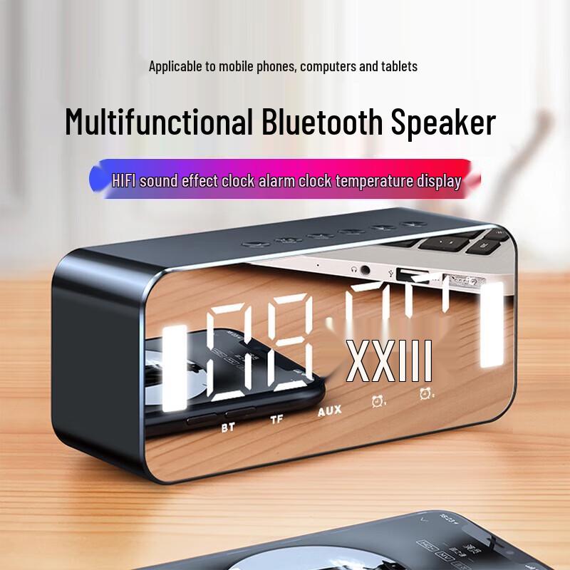 Smart Clock Portable Bluetooth Speaker