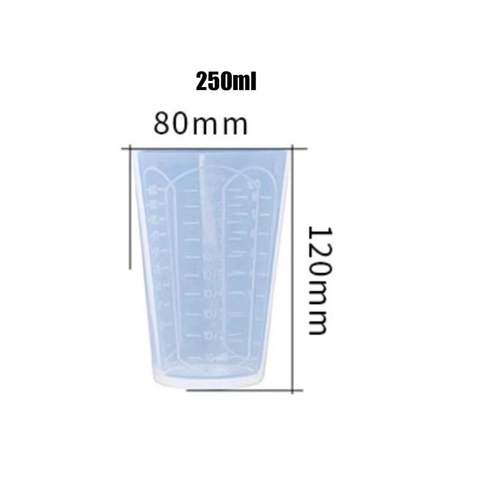 50ML-1000ML Graduated Measuring Cup Triangle Transparent Liquid Container Epoxy Resin Silicone Silicone Molds