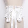 Elastic Bowknot Cinch Belt Elegant Dress Waistband Versatile Waist Corset  for Women