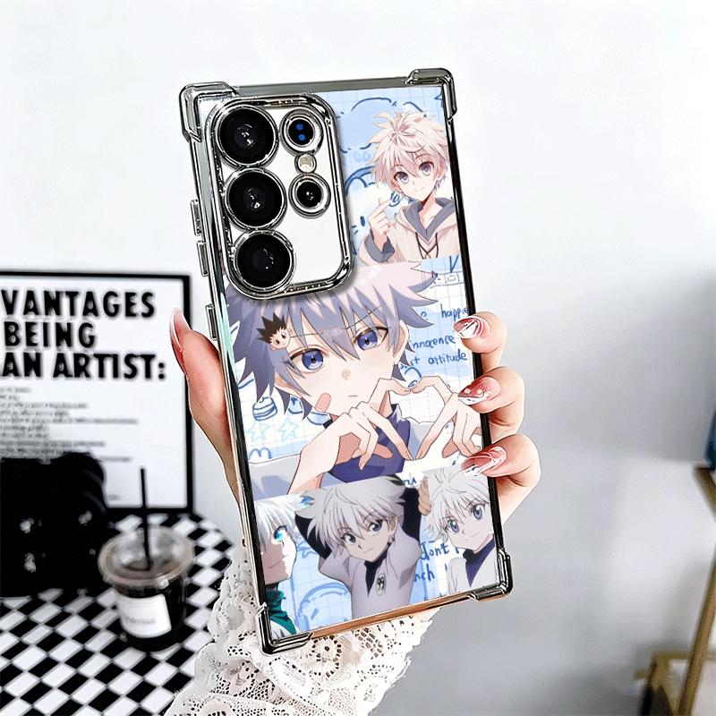 Hunter X-Hunters Killua Soft Phone Case For Samsung Galaxy S26 Ultra S25 Edge S24 FE S23 Plus S22 S21 + S20 Plating Anti-Fall Fu