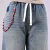 Billiard Ball Colorful Dice Waist Chain Zinc Zinc Zinc Alloy Punk Belt Chain Metal Pants Chain  Female