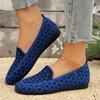 Cross-border Large-size Round Head Breathable Lazy Work Shoes Wish European and American Foreign Trade Shallow Mouth  Shoes Women