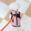 Pet Small Dog Dog Clothes Autumn and Winter Clothes with Traction Rings Cotton-padded Clothes Thickened To Keep Warm