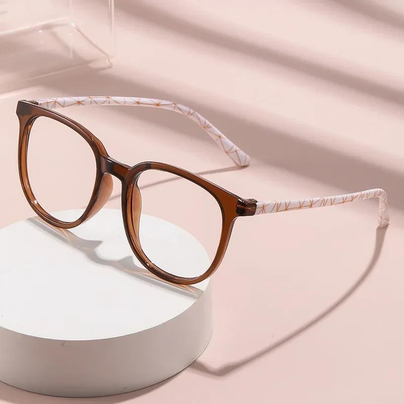 New Fashion Hd Large Frame Women'S Reading Glasses Ultra Light Neutral High Quality Anti Blue Light Presbyopia Glasses