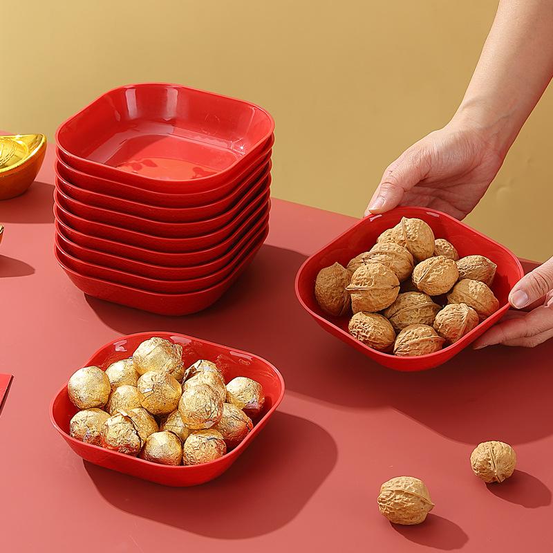 Roter Obstteller Wohnzimmer Zuhause Couchtisch Obstteller Umzug Neues Zuhause Roter Teller Hochzeit Süßigkeitenteller