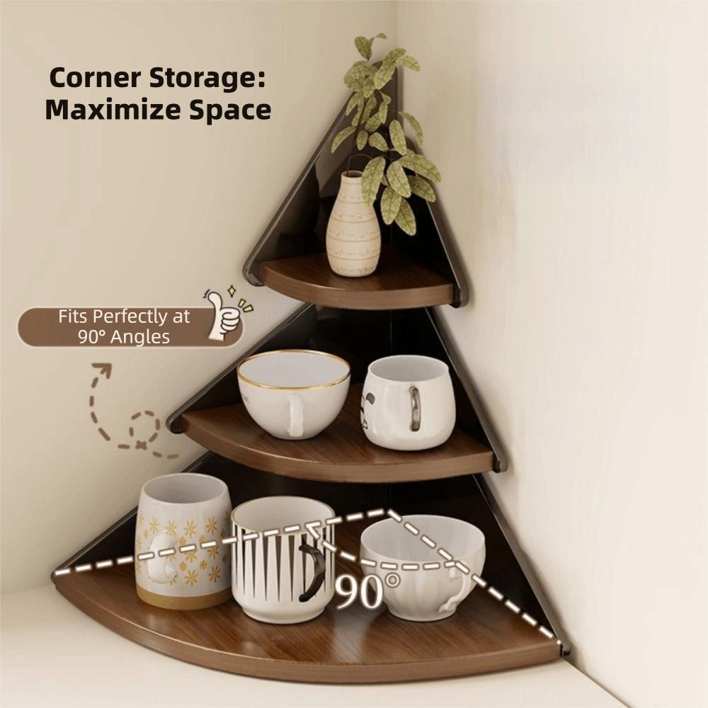 3 Layers Table Corner Display Shelf Acrylic Cup Storage Rack Creative Mug Organizer  for Home