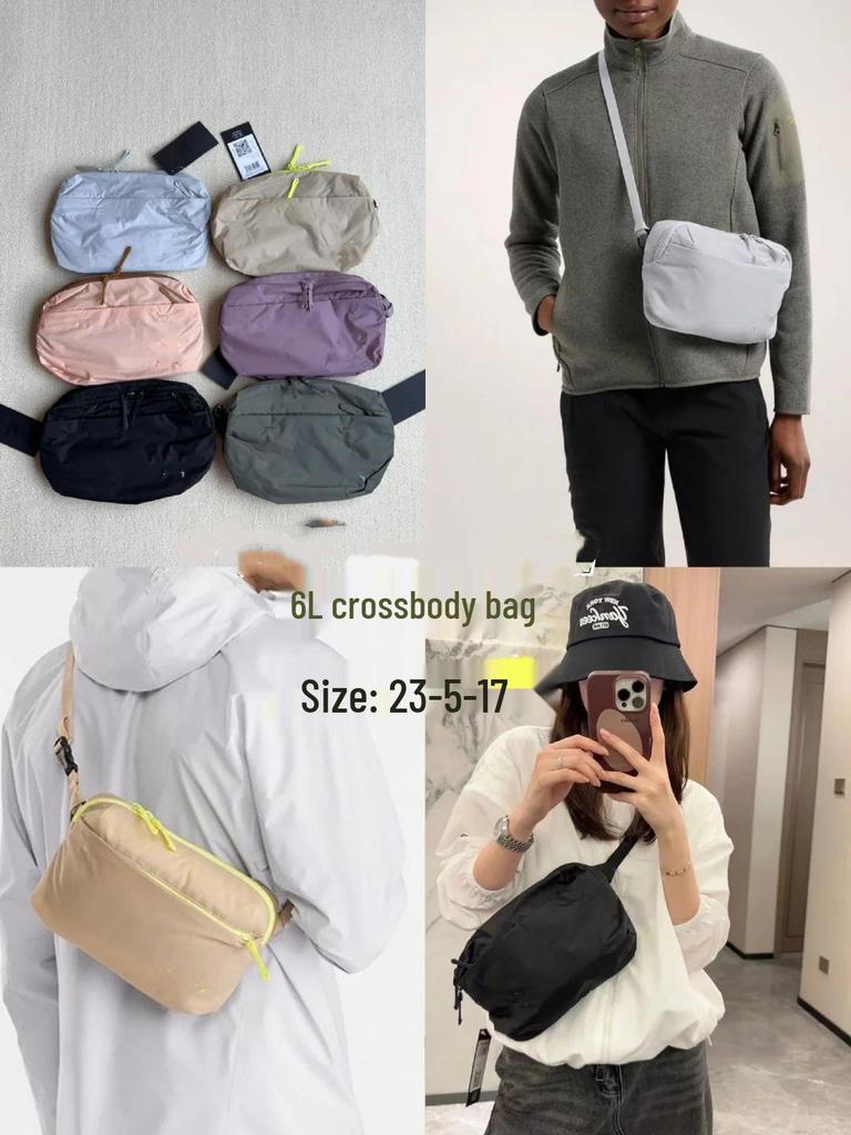 Heliad 6L Lightweight Outdoor Bird Pattern Crossbody & Waist Bag