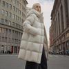 Tanbol Women's Mid-Length Hooded Puffer Jacket