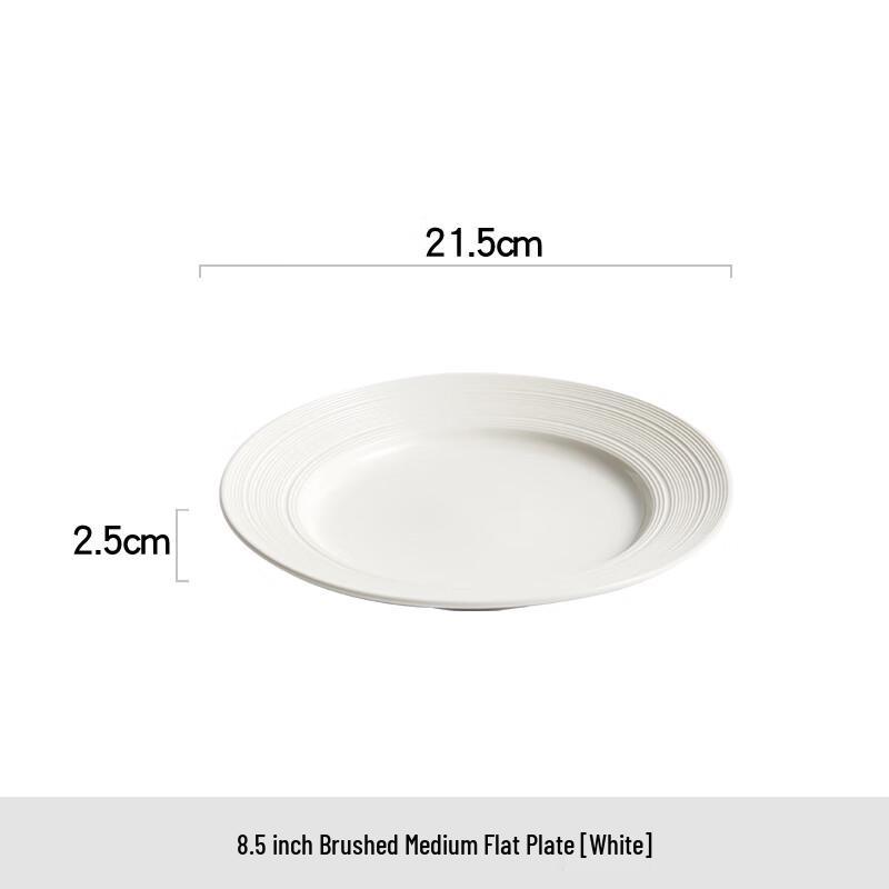 Nordic Ceramic Steak & Dinner Plates
