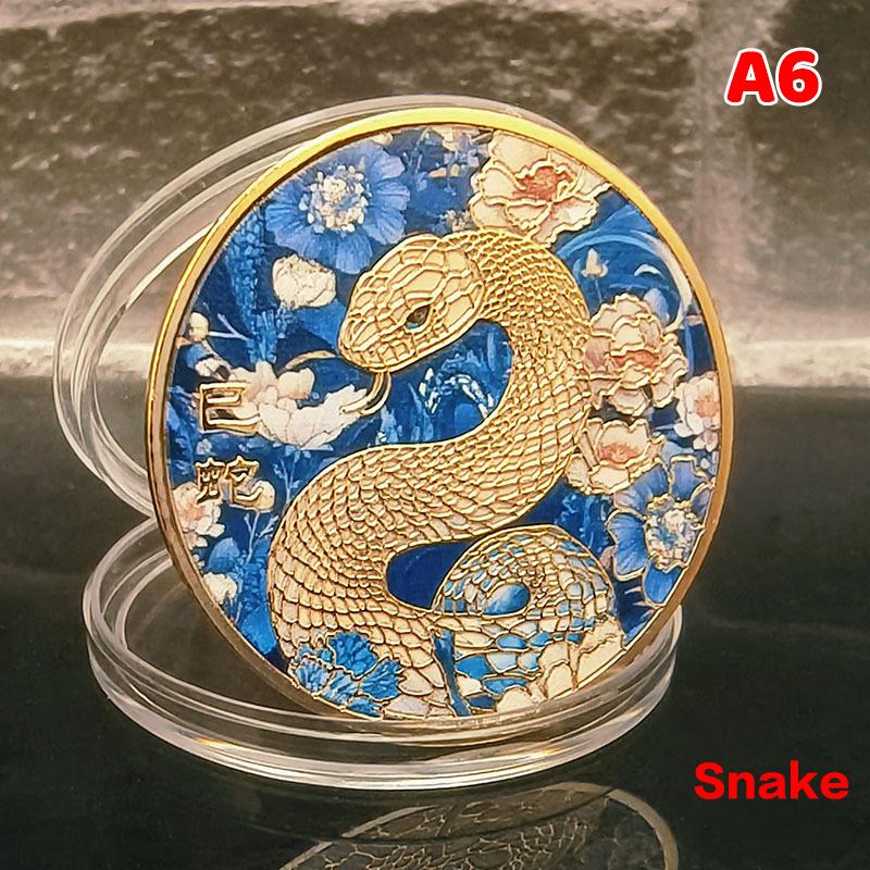 

Coin Chinese 2026 12 Zodiac Horse Decoration Colored Commemorative Medal Year Of The Horse High Quality Decorative Coins Gift