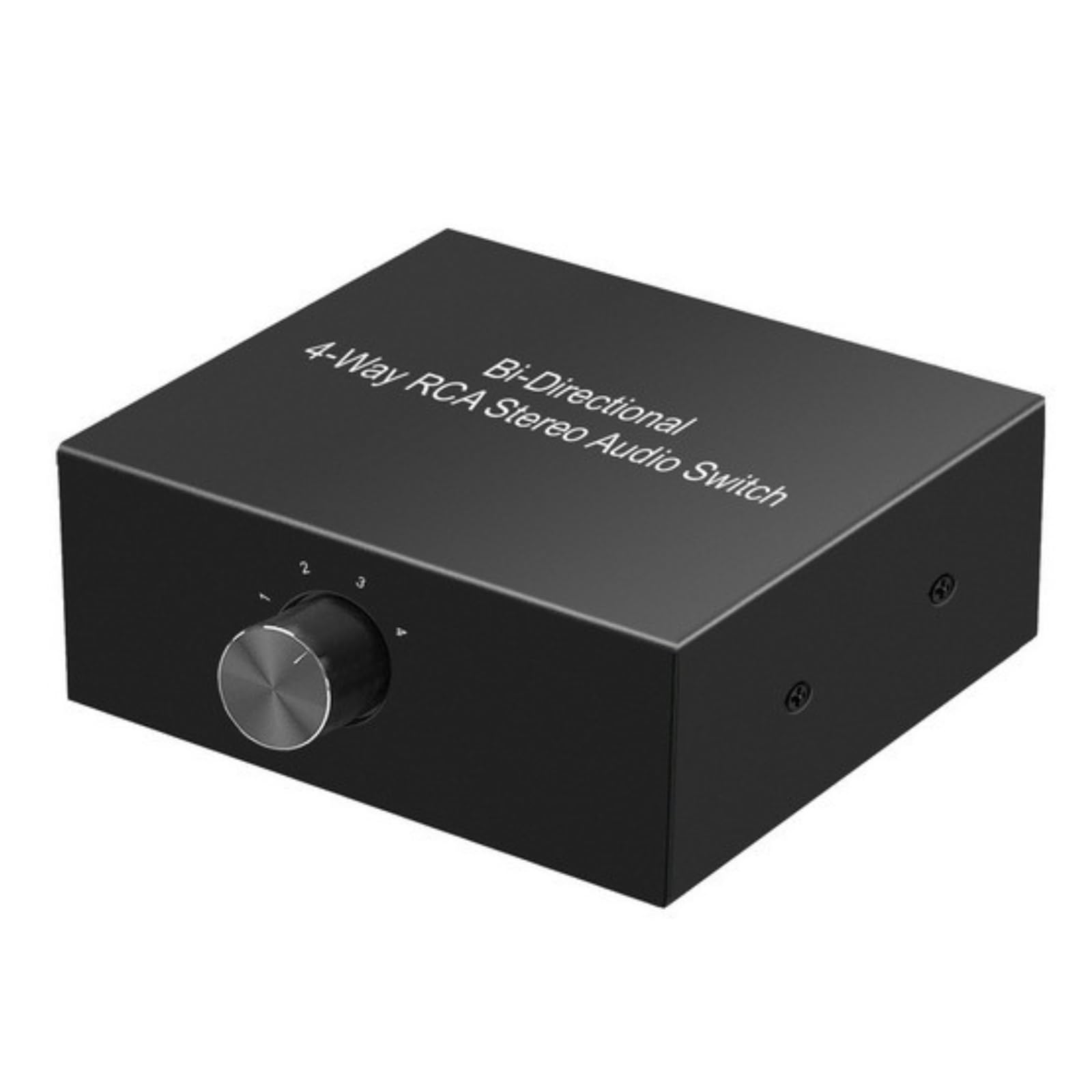 

RCA Audio 4 Output 1 Output Stereo Audio Bidirectional Passive No Power Supply No Knob RCA Compatible with and PCs [TOKIWANO] Selector, Inputs/1 /