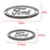 3D ABS Car Front Rear Badge Emblem 11.5cm 15cm For Ford Focus Fiesta Mustang EURYT6 Ranger Transit Auto Replacement Tuning Accessory