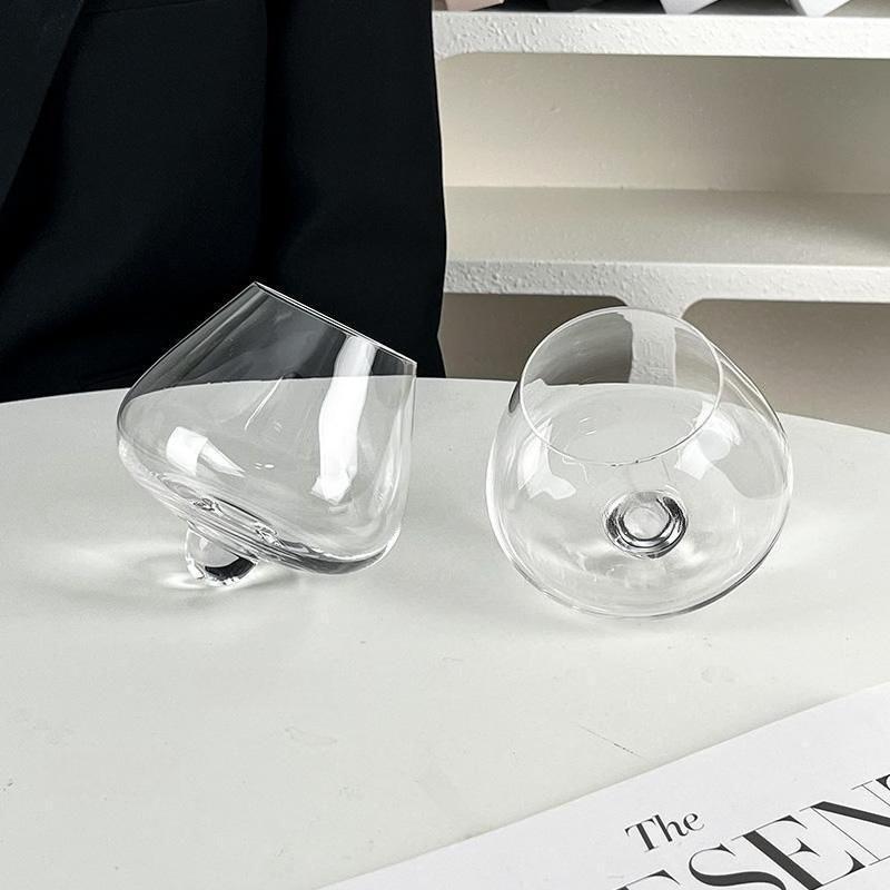 Pahare Rotative pentru Cognac Cupă Transparentă Tumbler Neregulat Whiskey Pahar de Vin Stil European Pahare pentru Whiskey Lichior Bere