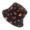 Unisex Reversible Bucket Hat Fisherman Hat for Casual Wear Breathable Sunshade for Teenagers Mushroom Print