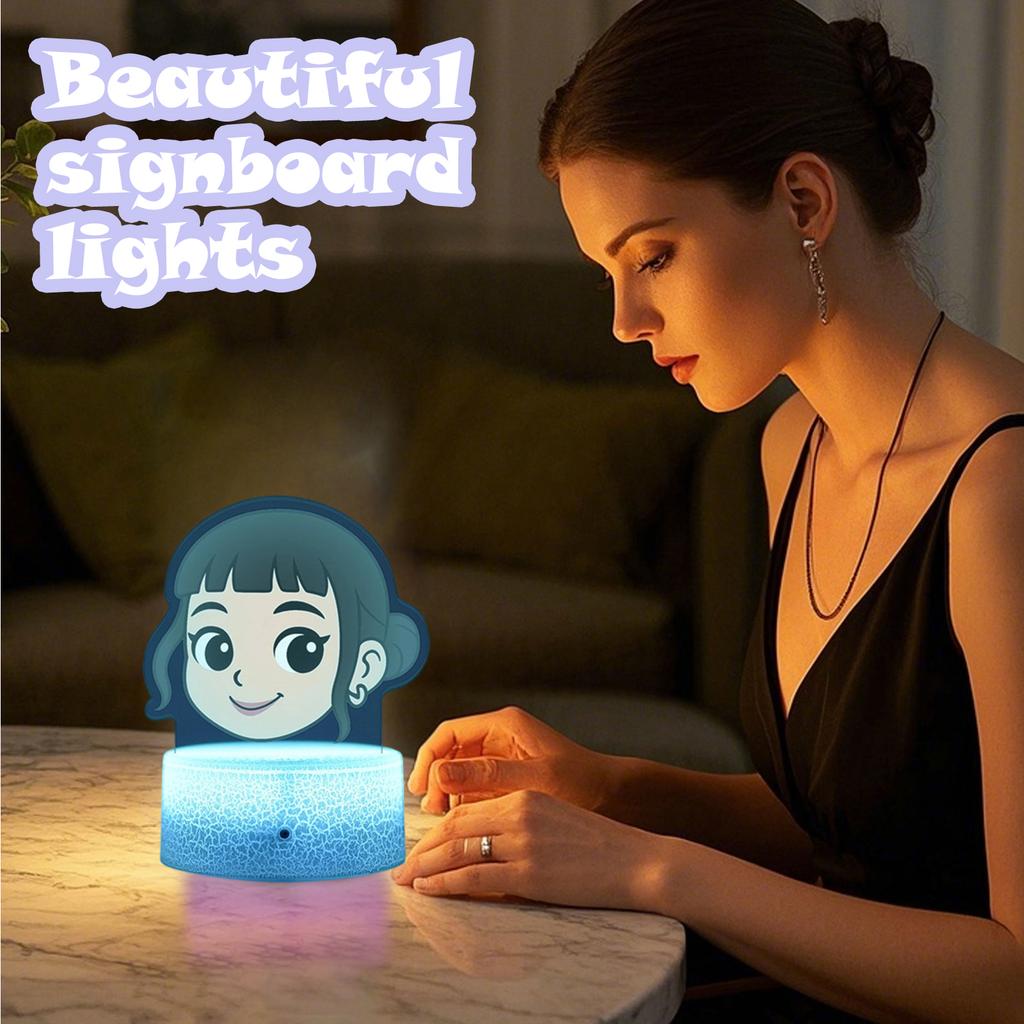 Stand Night Light Is Suitable For Children's Gifts, Fans Around The Beautiful Gift Lights