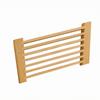 Sauna AirExchange Opening Grille Wood Finish Ventilation Steam Compartment Air Vent for