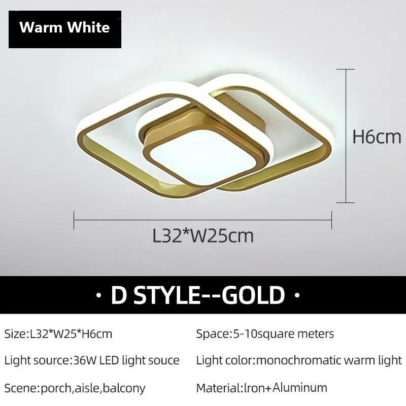Nordic LED Ceiling Light Cloakroom Mounted Ceiling Lamps For Living Rooms Aisle Hallway Corridor Balcony Foyer Home Decoration
