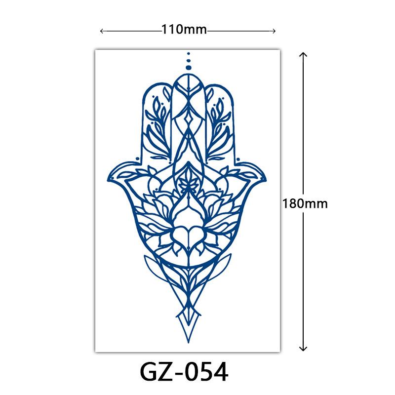 Herbal Juice Tattoo Stickers, Semi-Permanent Tattoo Stickers, Sweatproof, Lasting Tattoo Stickers